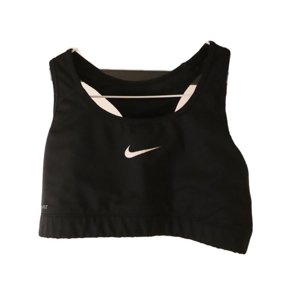 Nike Other - NIKE Dri-Fit  Black Sports Bra In Large
